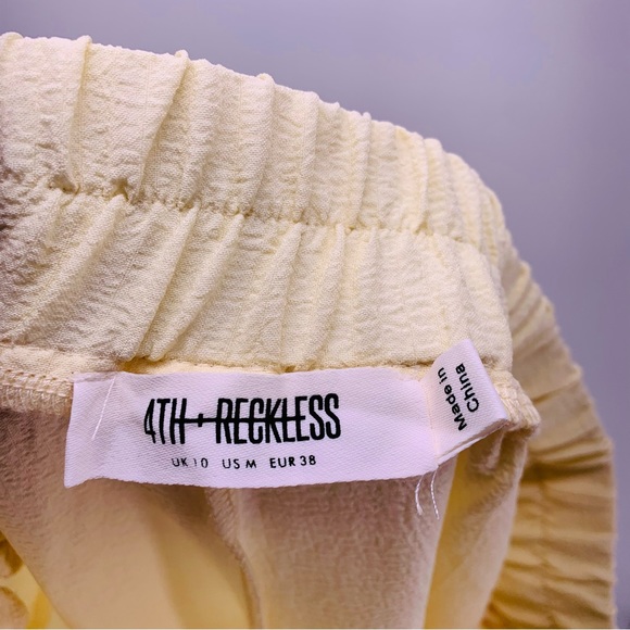 4TH & RECKLESS Breeze Oversized Tie Front Beach Set Womens Size S/M - Picture 8 of 10